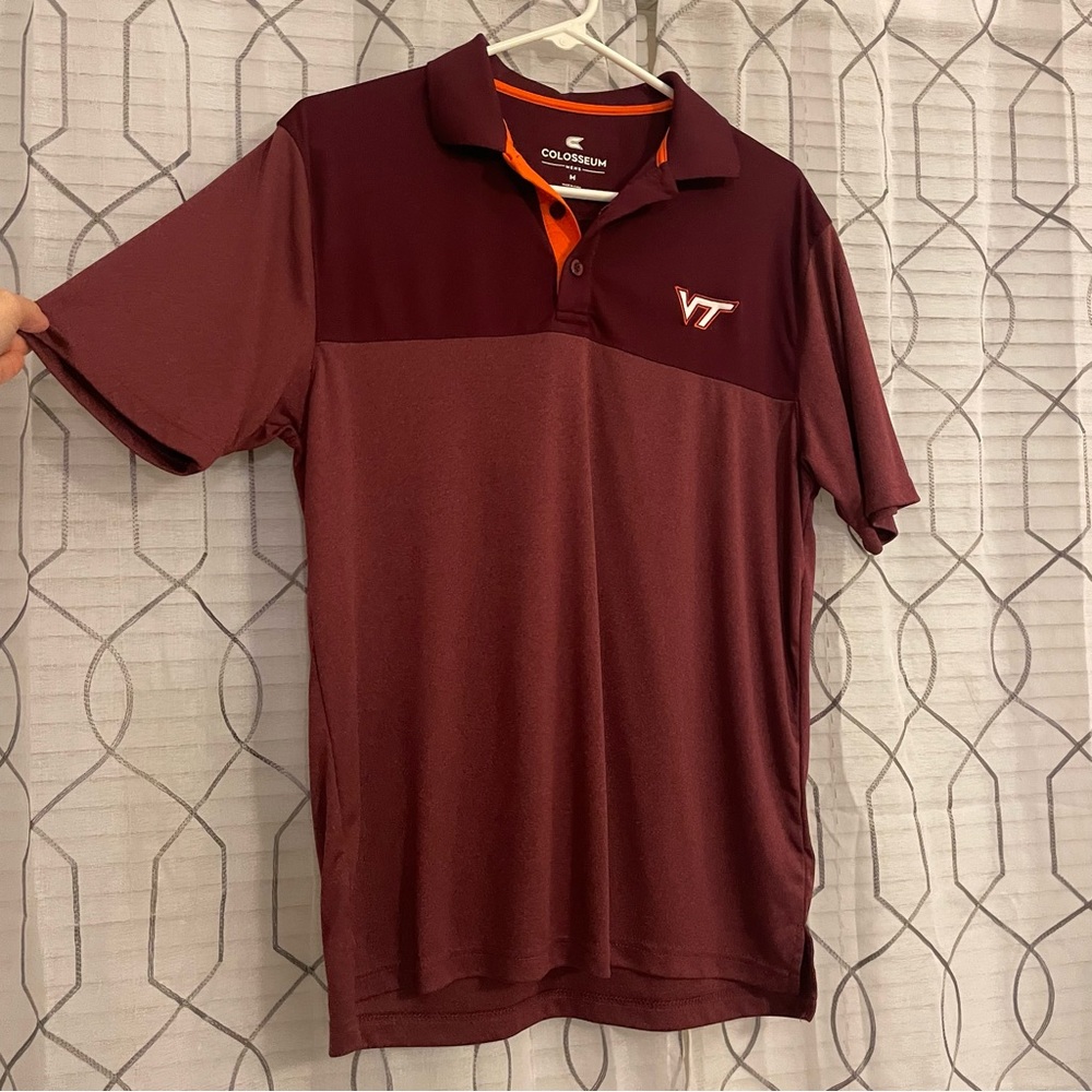 Virginia Tech men’s collared shirt size medium